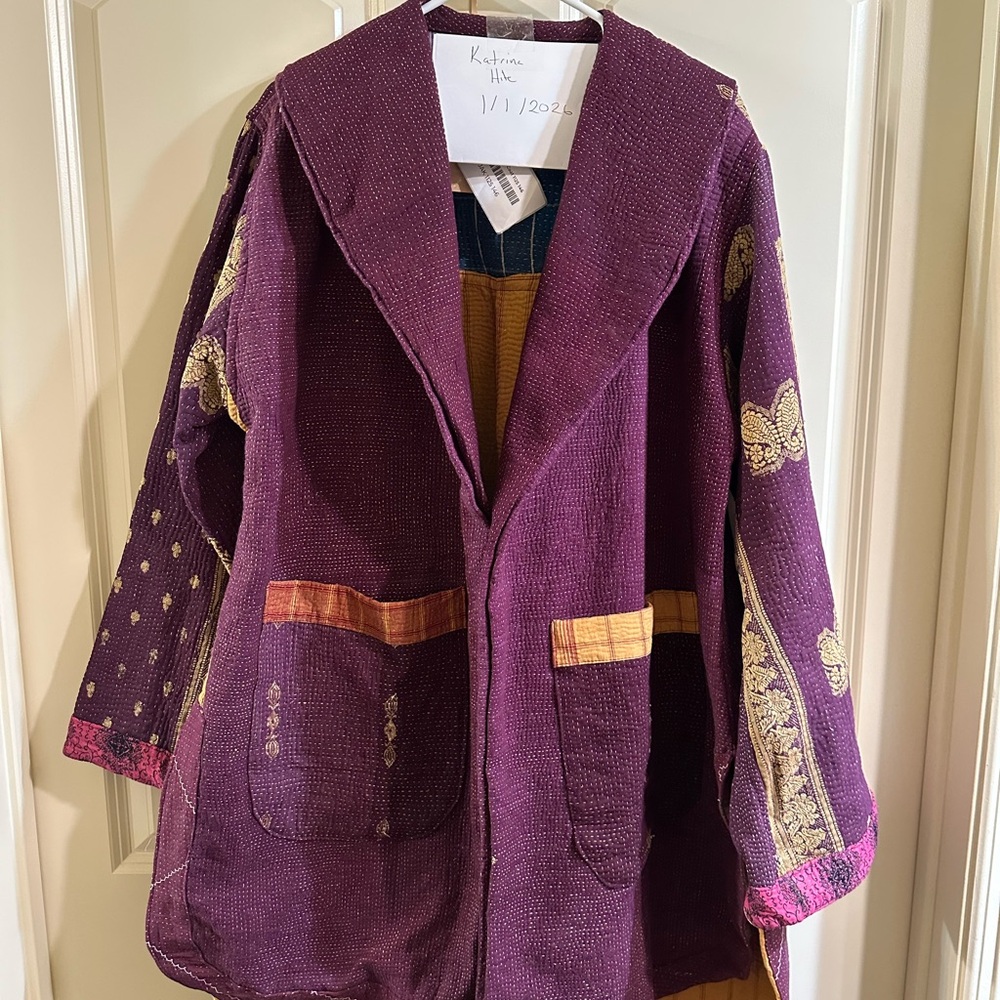 Kantha Bae Drifter Coat NWT